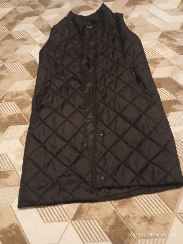 Düğmeli Kadın Midi Yelek - Görsel 3