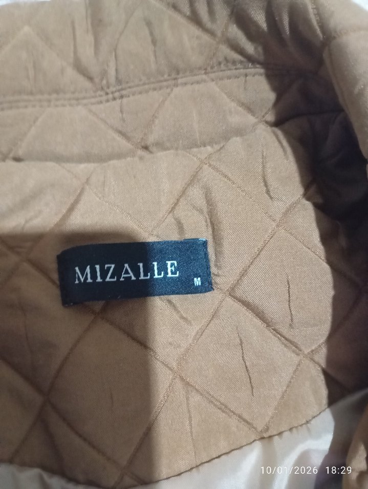 Düğmeli Uzun Kahverengi Kadın Kaban - Görsel 3