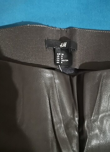 H&M Hm 38 beden deri pantolon 