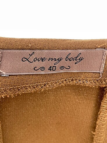 40 Beden kahverengi Renk Love My Body Kısa Elbise %70 İndirimli.