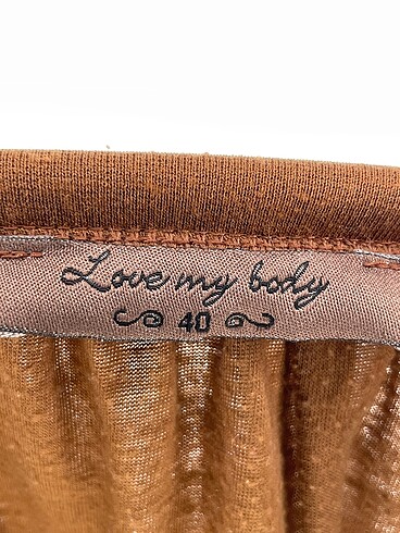40 Beden kahverengi Renk Love My Body Kısa Elbise %70 İndirimli.