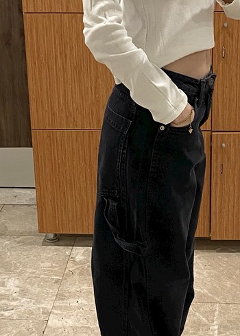 bershka siyah jean - Görsel 4