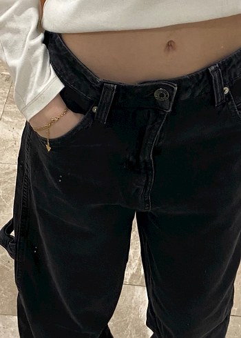 bershka siyah jean - Görsel 6