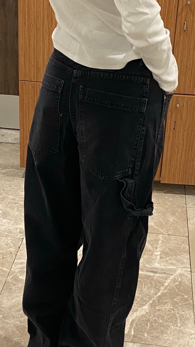 bershka siyah jean - Görsel 5