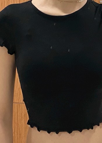 hm fırfırlı crop - Görsel 2