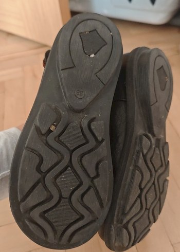 Kız Çocuk Siyah Tokalı Babet Ayakkabı - Görsel 3