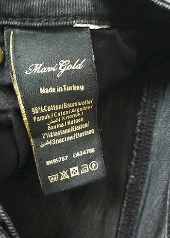 diğer Beden Gri Yırtık Detaylı Kadın Denim Pantolon