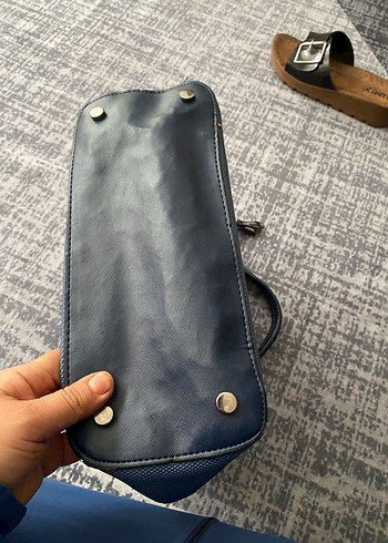 Diğer Modern Klasik Mavi Kadın Çanta