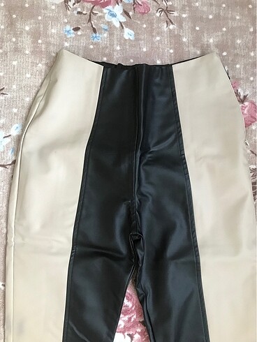 Trendyol & Milla Trendyol Deri Flare Pantolon
