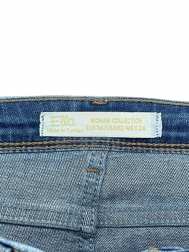 34 Beden mavi Renk PreLoved Skinny %70 İndirimli.