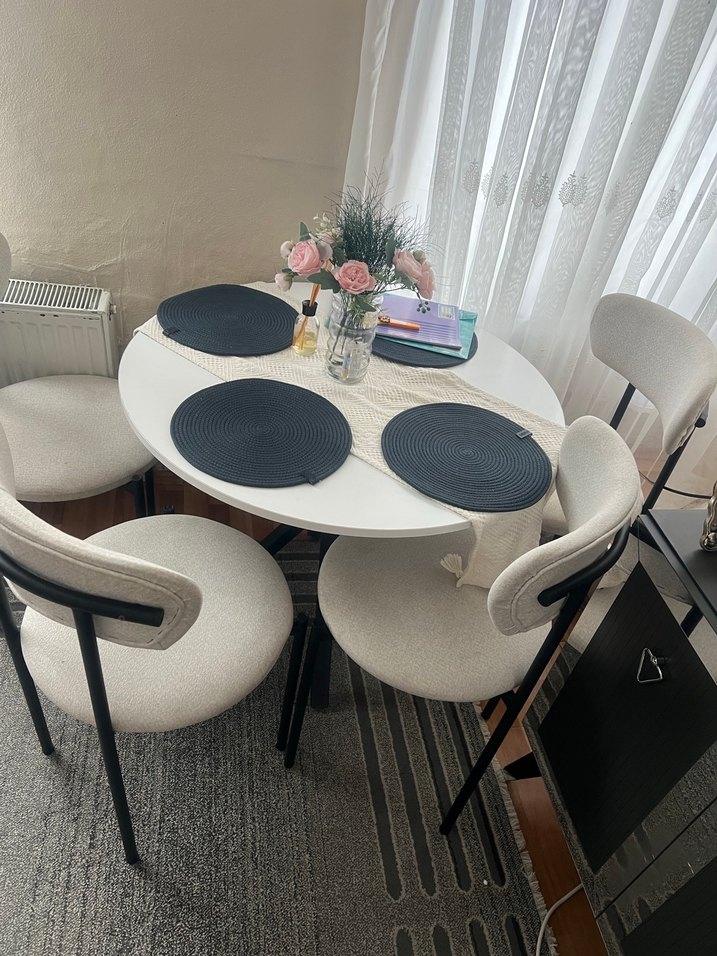 Yuvarlak  yemek masası - Görsel 2