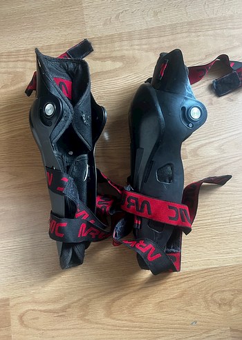 Kırmızı Biker Motosiklet Diz Koruyucu - Görsel 2