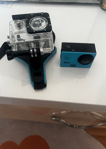 Mavi Aksiyon Kamerası Su Geçirmez Kılıfıyla - Görsel 3