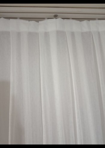 Beden beyaz Renk Nakışlı Beyaz perde eni 285 boyu 195