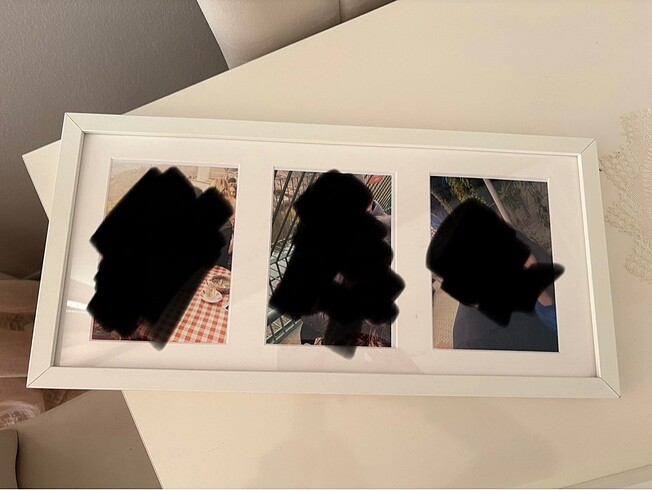 Beden 2 adet Ikea kolaj çerçeve