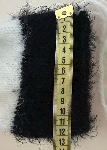 Siyah Beyaz taraftar bjk Desenli Örgü Bebek Tulumu - Görsel 5