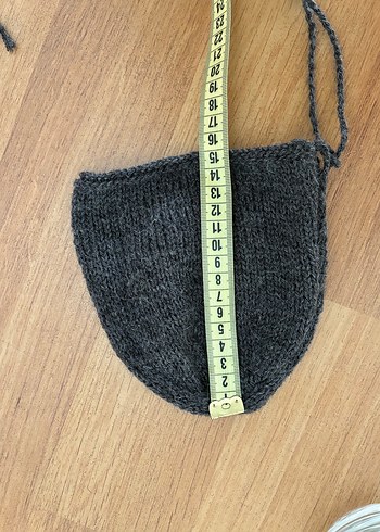 Diger Gri Örgü Bebek Tulum ve Bere Seti - Görsel 6