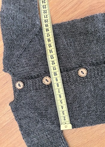 Diger Gri Örgü Bebek Tulum ve Bere Seti - Görsel 3