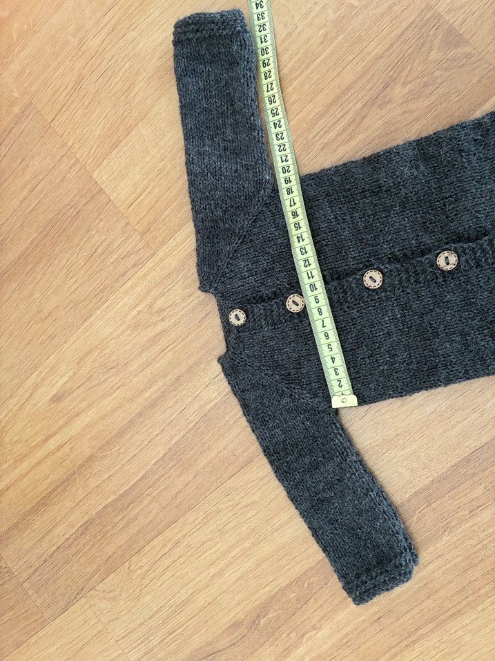 Diger Gri Örgü Bebek Tulum ve Bere Seti - Görsel 4