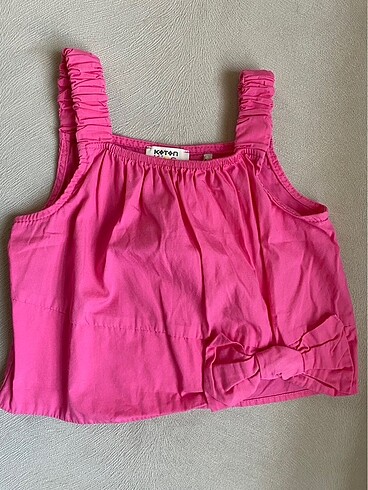 Koton Kids Koton şeker pembe çocuk crop