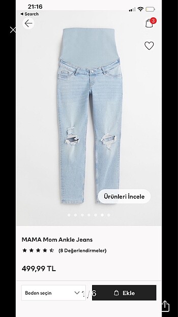 H&M H &m mama jean