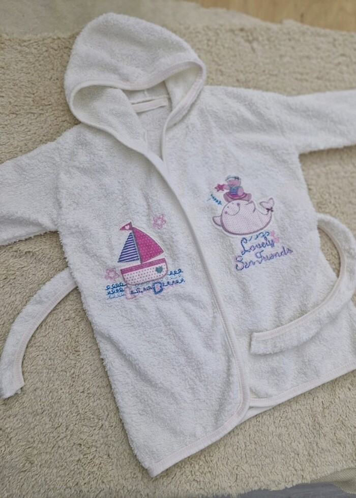 Bebek bornoz - Görsel 2