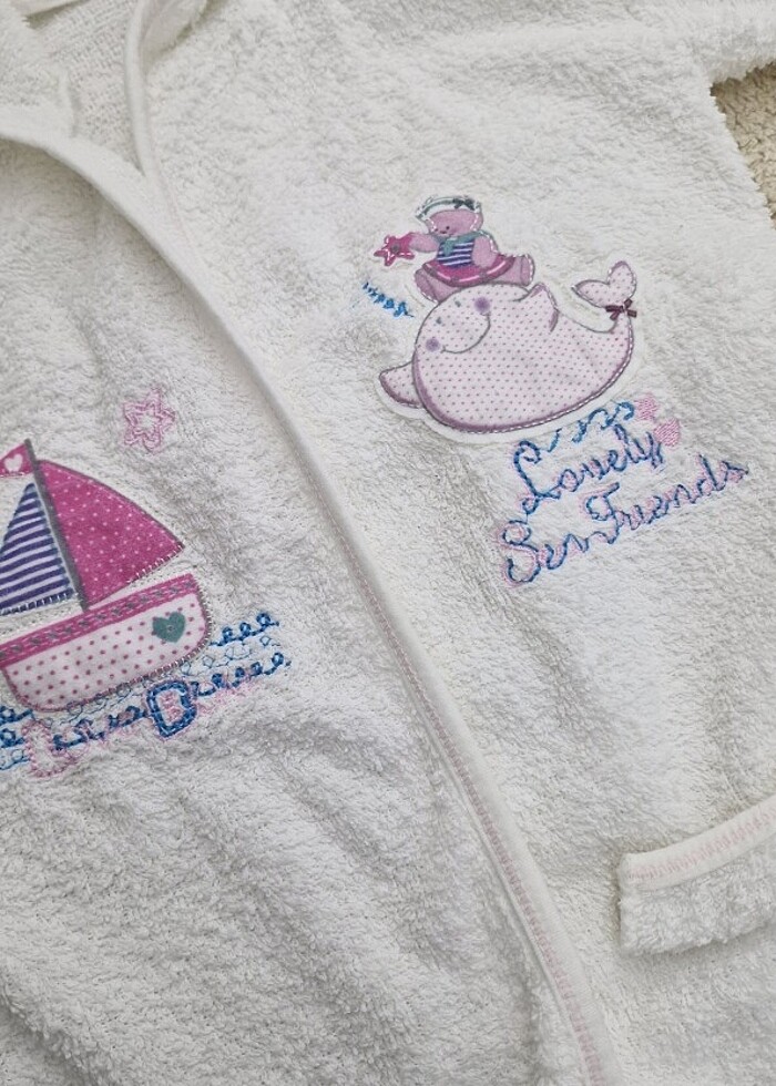 Bebek bornoz - Görsel 3