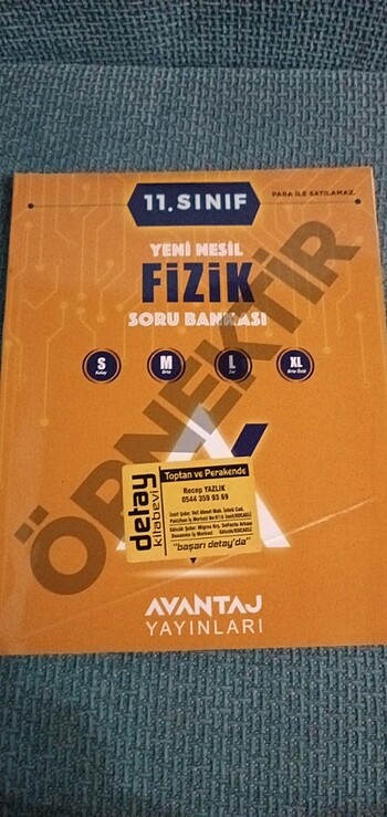 Avantaj yayınları 11. sınıf fizik soru Bankası 