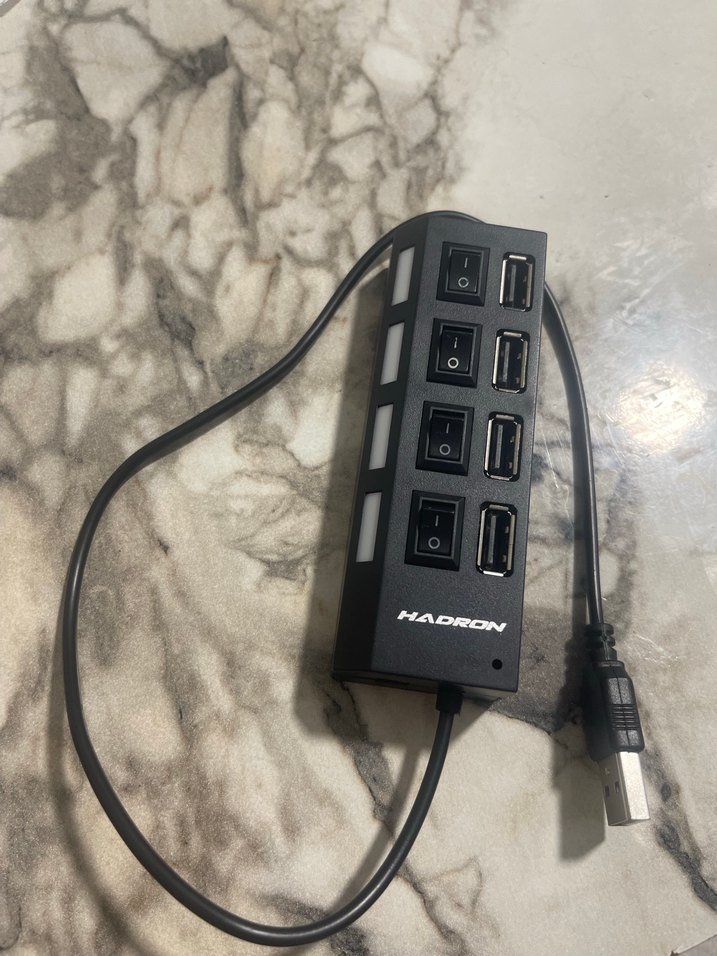 USB Çoklayıcı Anahtarlı Siyah - Görsel 2