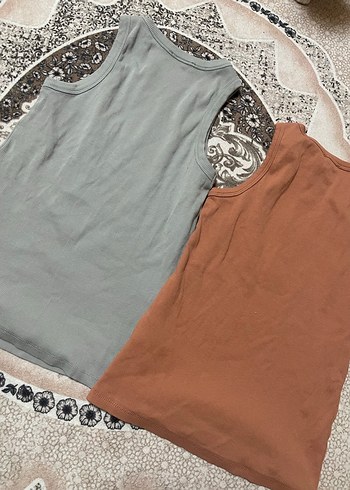 Kadın Kahverengi Mini Kısa Kesim Atlet - Görsel 2