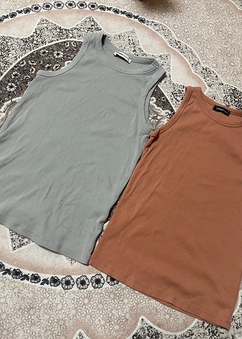 Kadın Kahverengi Mini Kısa Kesim Atlet - Görsel 7