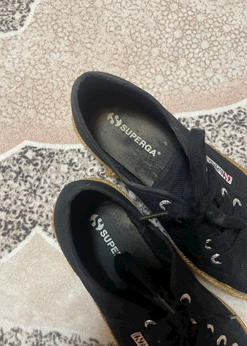 Siyah Platform Topuklu Kadın Spor Ayakkabı - Görsel 7