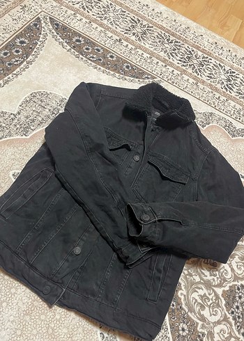 Lcw Düğmeli Siyah Erkek Ceket mont - Görsel 6