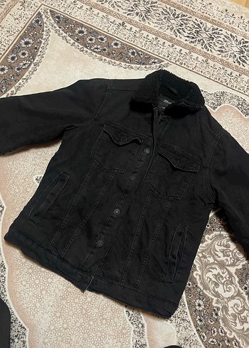 Lcw Düğmeli Siyah Erkek Ceket mont - Görsel 5