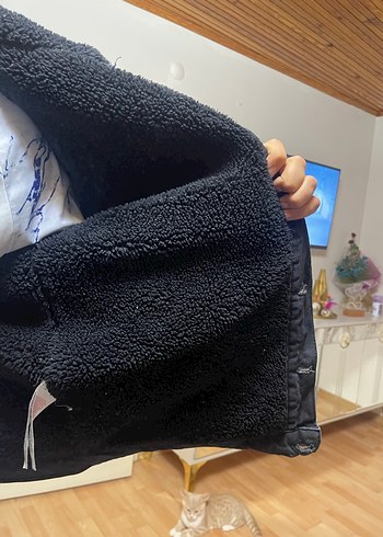 Lcw Düğmeli Siyah Erkek Ceket mont - Görsel 2