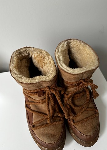 Kürklü Kadın Süet Dolgu Topuk Bot - Görsel 3