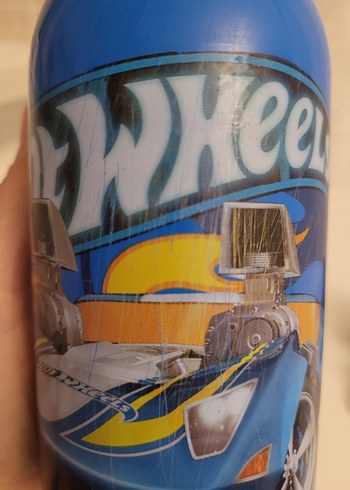 Mavi Hot Wheels Çocuk Termos Şişesi - Görsel 2