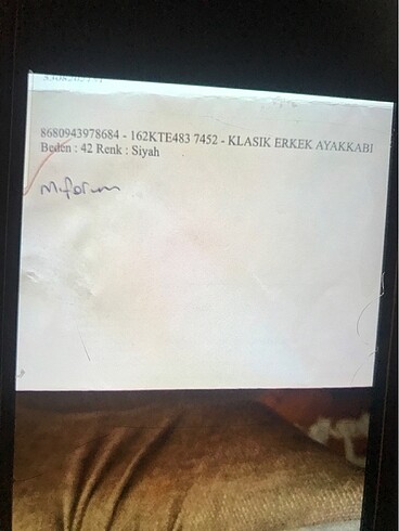 42 Beden Klasik erkek ayakkabısı