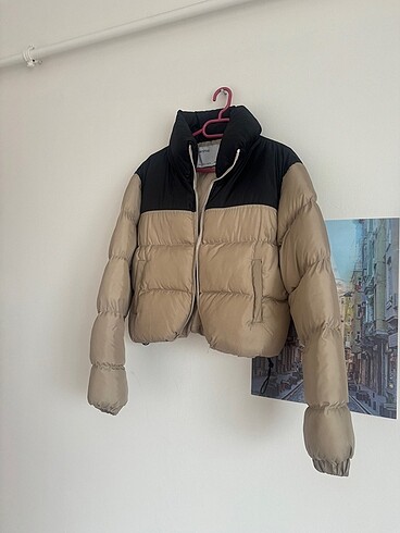 Bershka crop şişme mont - Görsel 2