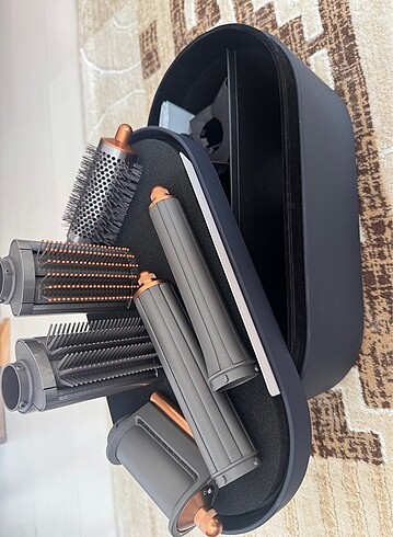 Dyson airwrap parlak nikel bakır