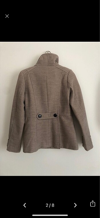 H&M H&M kaşe vizon rengi mont