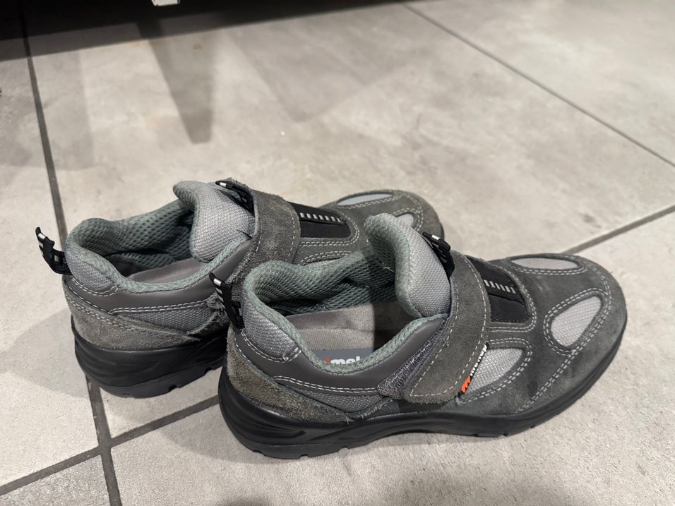 Gri bayan mekap iş ayakkabısı - Görsel 5