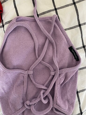 xs Beden sırt dekolteli crop