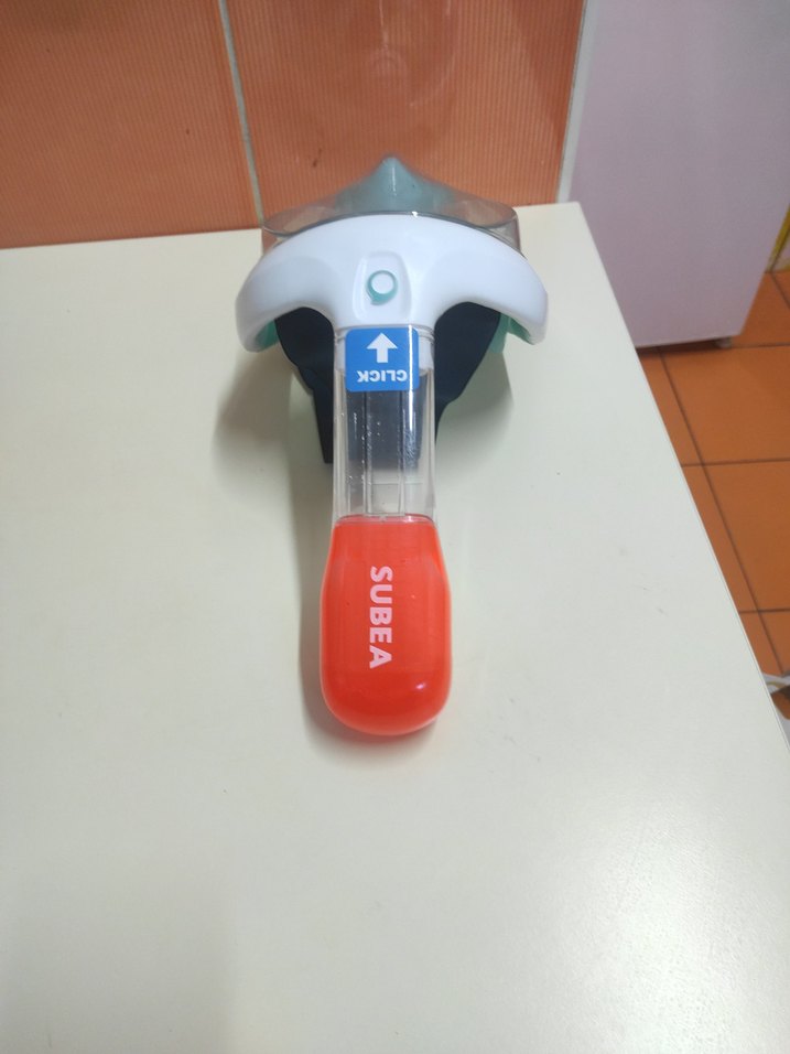 Turkuaz Fermuarlı Yüzme Maskesi - Görsel 3