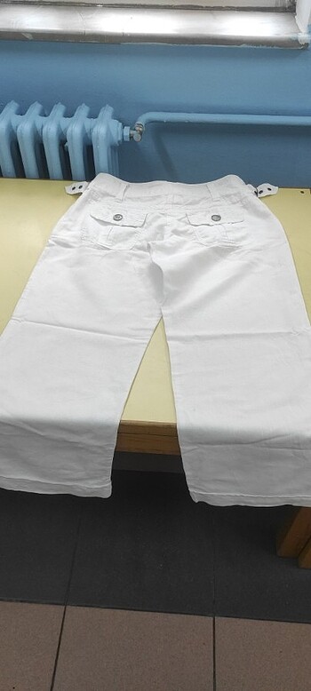 38 Beden beyaz Renk Beyaz pantolon 