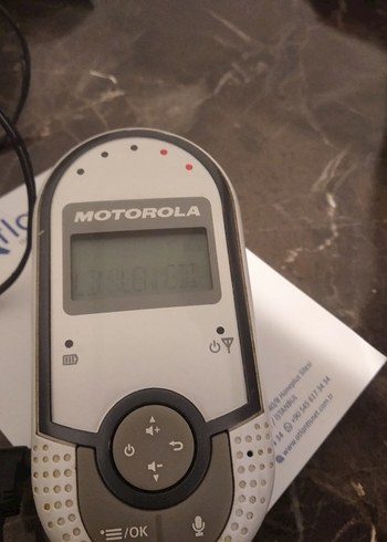 Motorola Beyaz Bebek Monitörü - Görsel 2