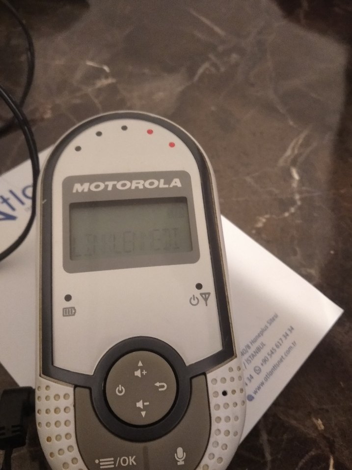 Motorola Beyaz Bebek Monitörü - Görsel 2