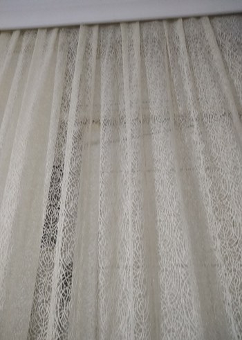 krem  Tül Perde - Görsel 3