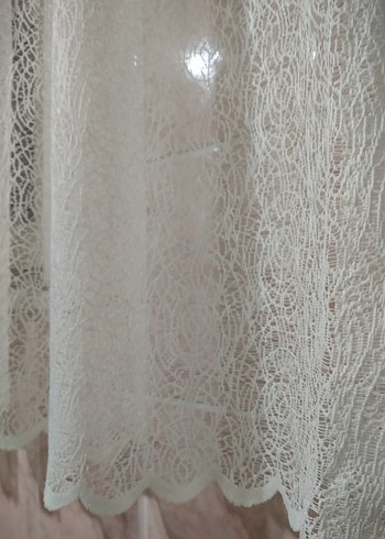 krem  Tül Perde - Görsel 4