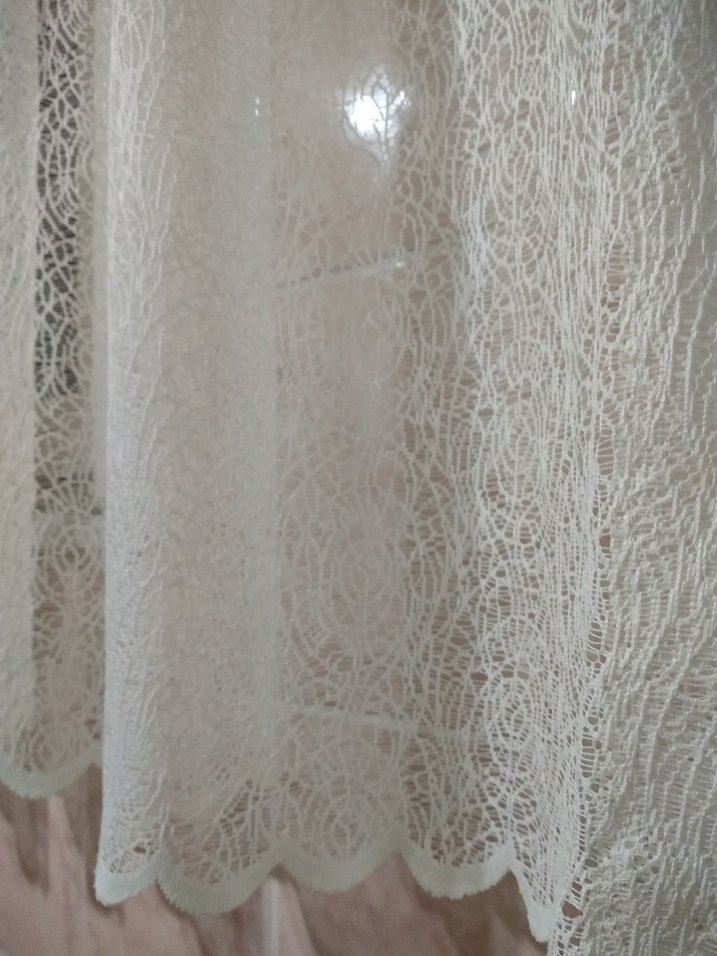 krem  Tül Perde - Görsel 4